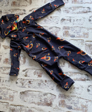 Load image into Gallery viewer, "Grow with me" pull on romper